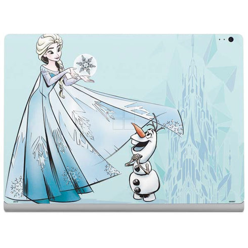Disney Frozen Elsa and Olaf Art Surface Book 2 15in Skin
